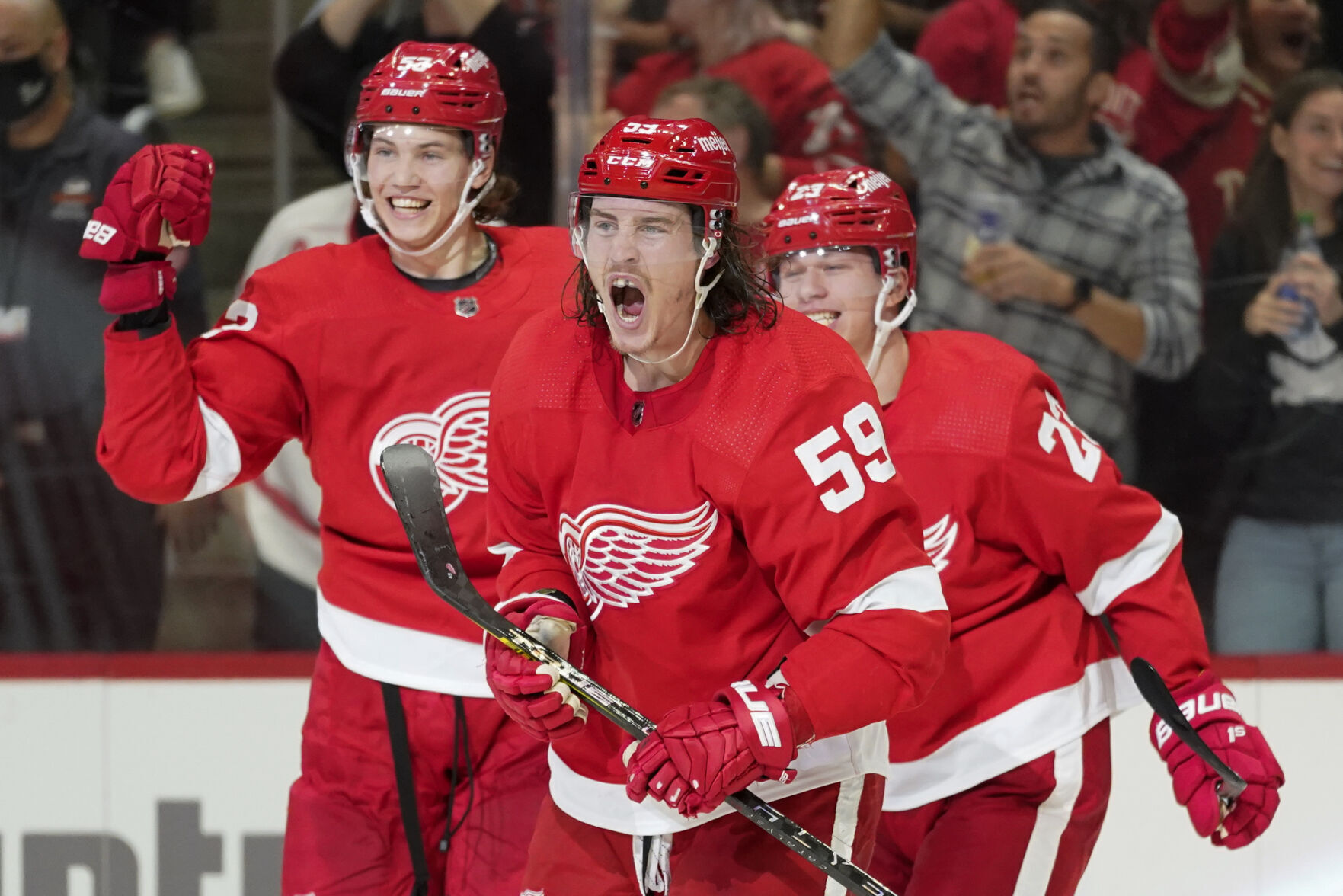 APTOPIX Lightning Red Wings Hockey